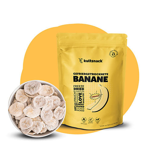 Gefriergetrocknete-Banane