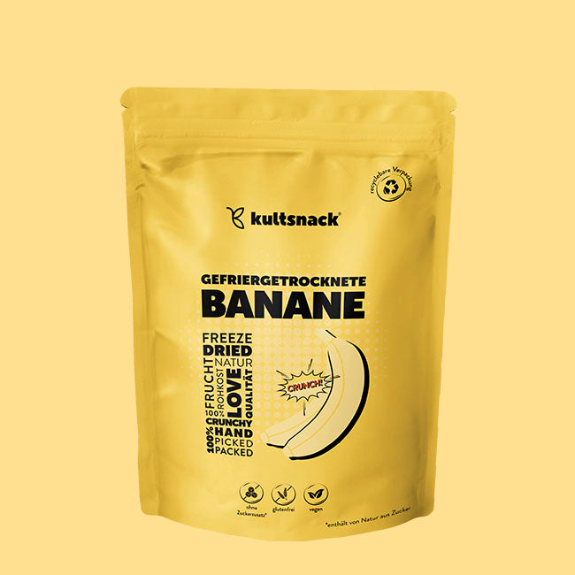 Gefriergetrocknete-Banane-Startgröße