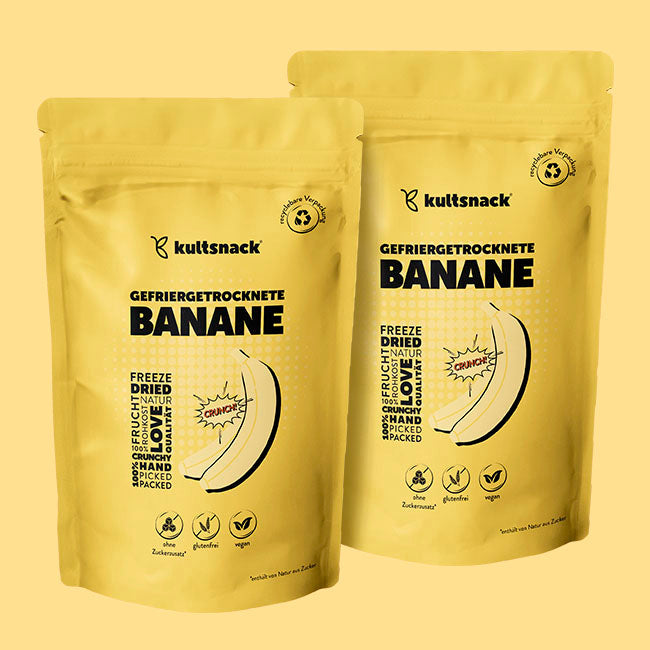 Gefriergetrocknete-Banane-Familygröße