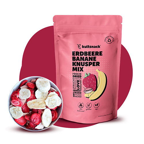 Gefriergetrocknete-Erdbeere-Banane-Knusper-Mix