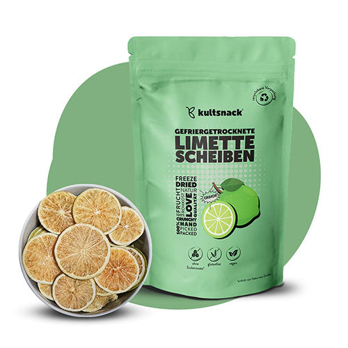 Fette di lime liofilizzate