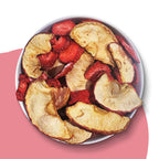 Gefriergetrocknete-Apfel-Erdbeere-Mix-Schale