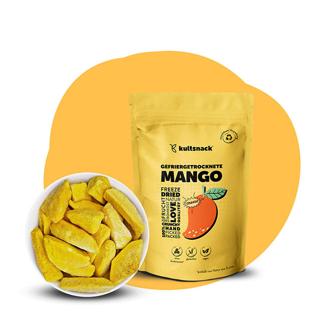 Mango-Gefriergetrocknete-Fruechte