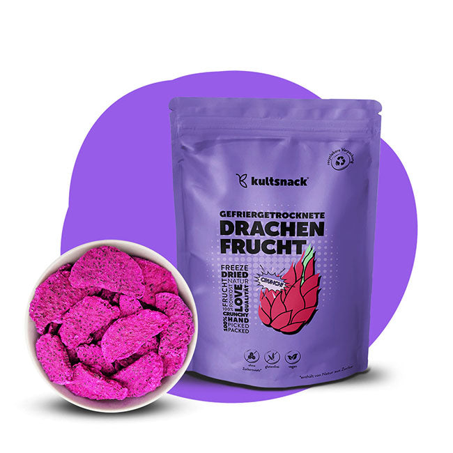 Drachen-Frucht-Gefriergetrocknete-Fruechte