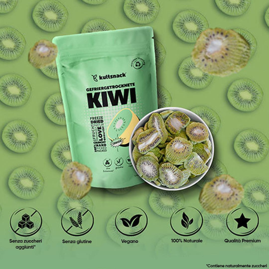 Kiwi liofilizzato