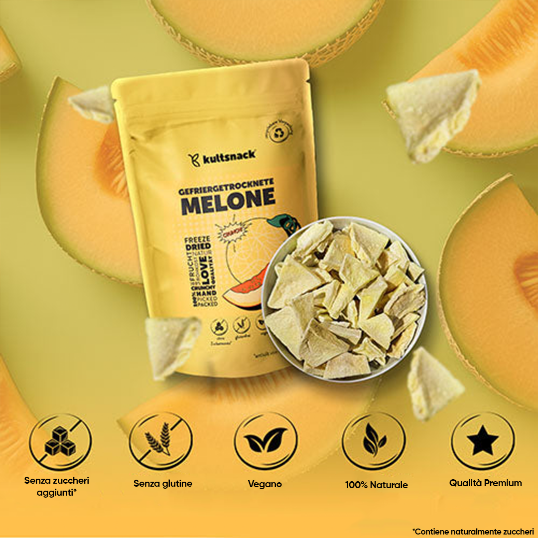 Melone liofilizzata